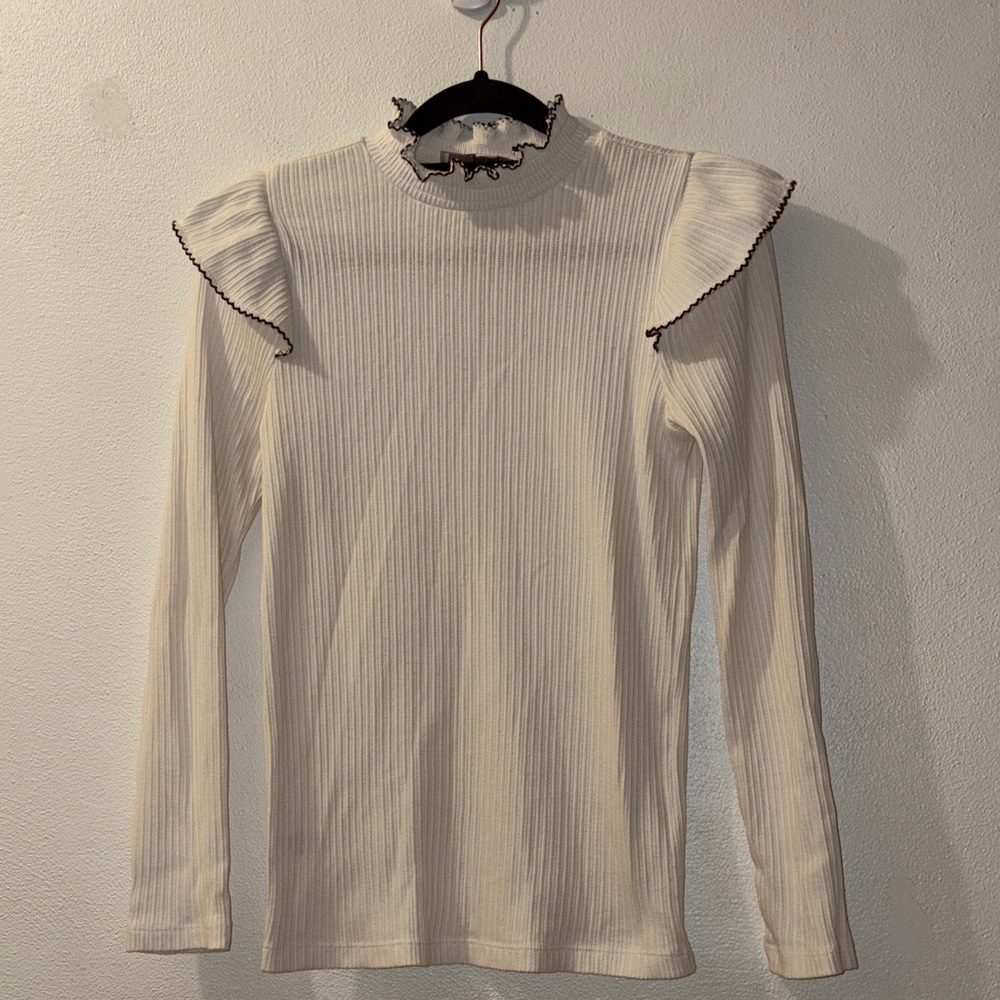 Closet, clear out LOFT size small Ribbed Long-Sleeve Mock Neck Top
